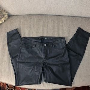 Guess Faux Leather Kate Skinny Pants